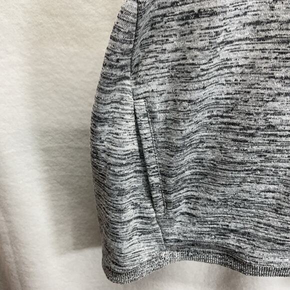 Athleta M Hooded Vest Sleeveless Gray Modal Very Nice Excellent Condition - Picture 3 of 7